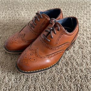 Bruno Marc Boy's Prince-K2 Classic Oxfords Wingtip Dress Shoes - size 10